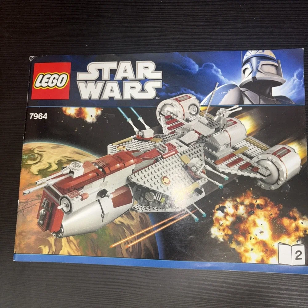 LEGO Instruction Books Manual 1-2  7964 Republic Frigate Star Wars Instructions
